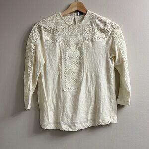 Cream colored Lucky Brand Top